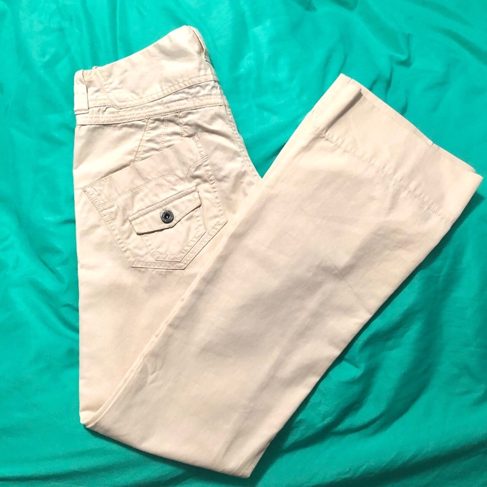 BRAND NEW diesel bootcut low waisted cream jeans